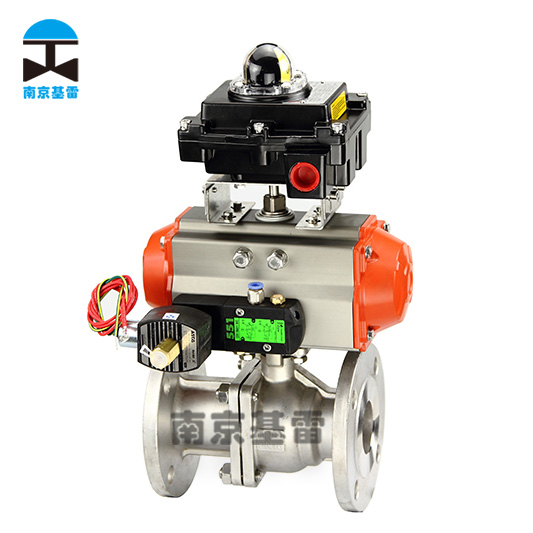 气动法兰球阀（台湾体） 