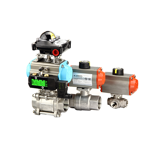 气动螺纹球阀(台体)